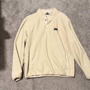 Eddie Bauer Cream Pullover Sweatshirt